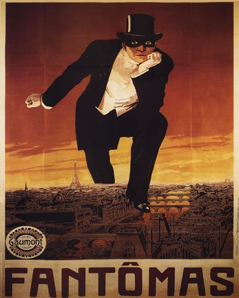 Framed Fantomas Print