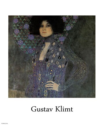 Framed Portrait of Emilie Floege, c.1902 (detail) Print