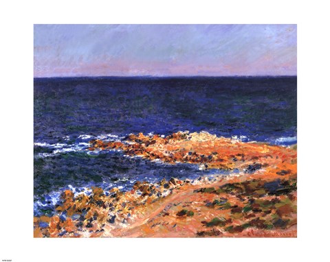 Framed La Grande Bleue at Antibes Print