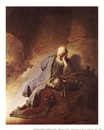 Framed Prophet Jeremiah Print
