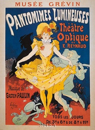 Framed Pantomimes Lumineuses Print