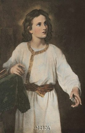 Framed Jesus at Twelve Print
