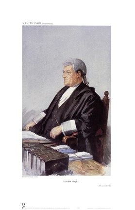 Framed Good Judge Print