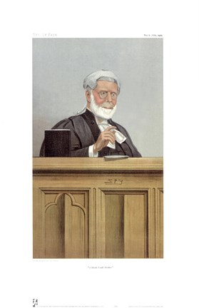 Framed Blunt Lord Justice Print