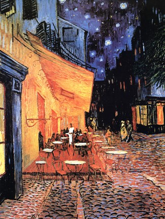 Framed Open Air Cafe Print