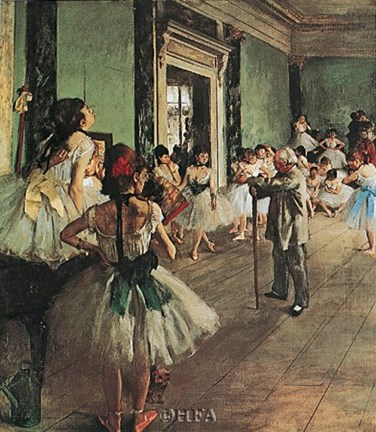 Framed Dancing Class Print