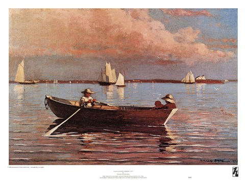 Framed Gloucester Harbor Print