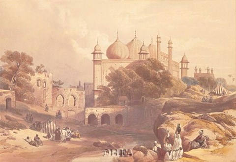 Framed Jama Musjia Agra Print