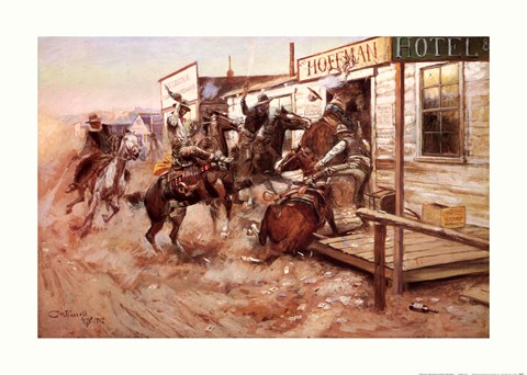 Framed In Without Knocking Print