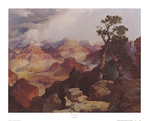 Framed Clouds in the Canyon Print
