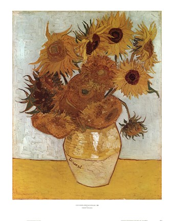 Framed Sunflowers Print