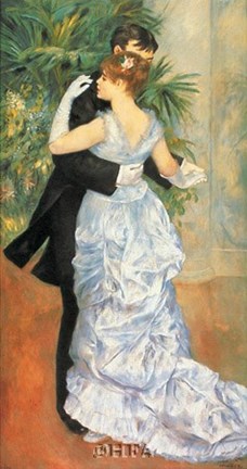 Framed Dance in the City, 1883 Print