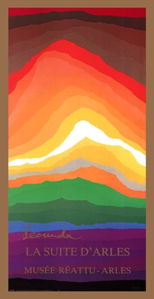 Framed Volcano Print