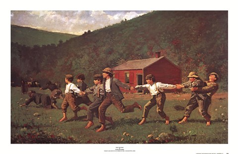 Framed Snap the Whip Print