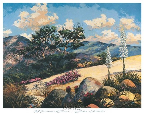 Framed Mountain Desert Print