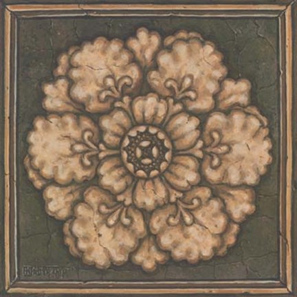 Framed Rosette I Print