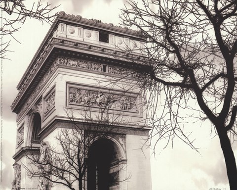 Framed Arc De Triumphe Print