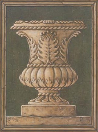 Framed Neo Classical Urn Print