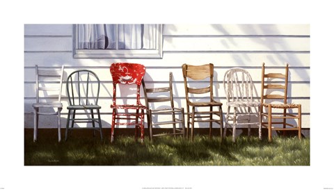 Framed Chair Collection Print