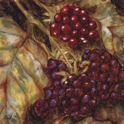 Framed Ripening Berries Print