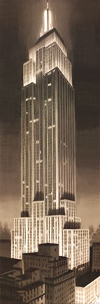 Framed Empire State Building Print