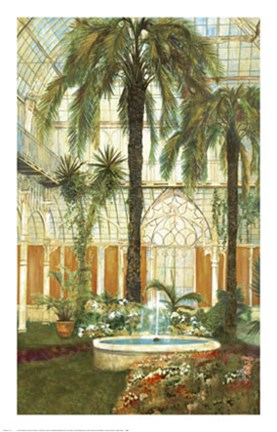 Framed La Stanza Del Giardino Print