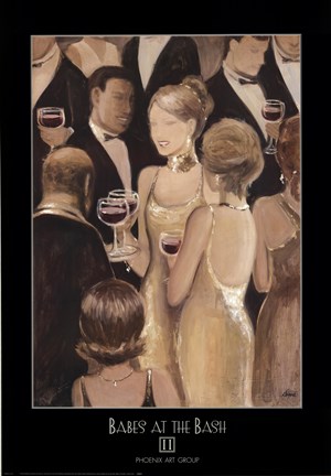 Framed Babes at the Bash II Print