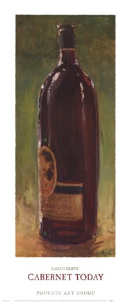 Framed Cabernet Today Print