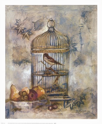 Framed Song Bird I Print