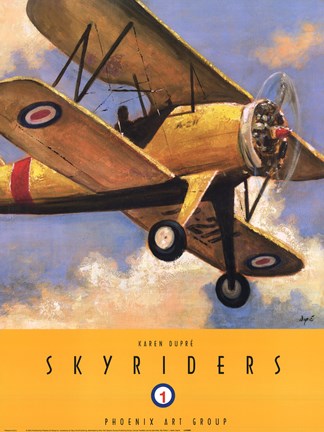 Framed Sky Riders 1 Print