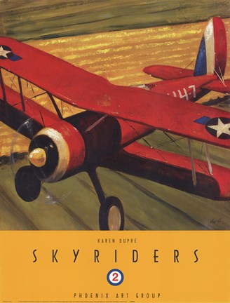 Framed Sky Riders 2 Print