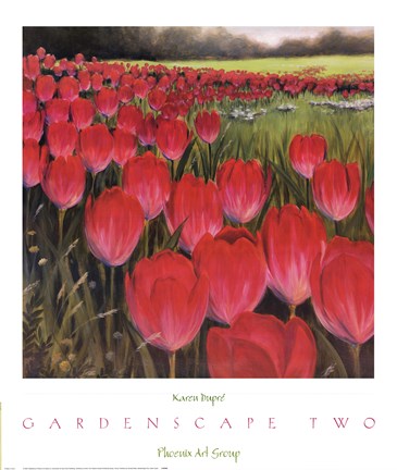 Framed Gardenscape Two Print