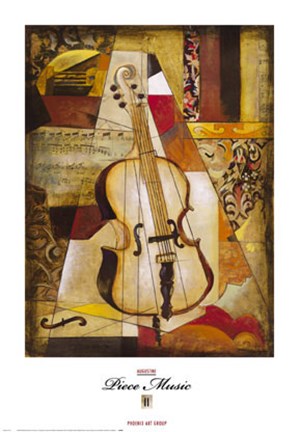 Framed Piece Music II Print