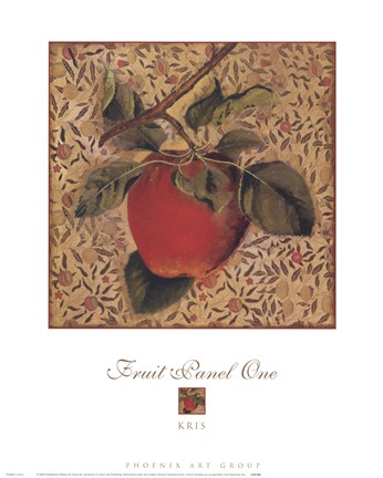 Framed Fruit Panel One Print