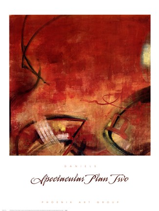 Framed Spectacular Plan Two Print