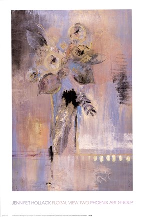 Framed Floral View Two Print