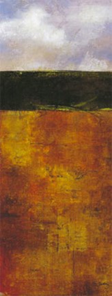 Framed Three Landscapes II Print