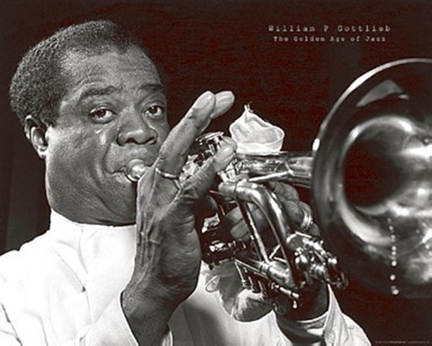 Framed Louis Armstrong Print