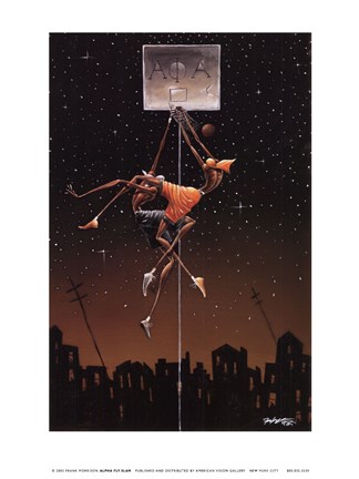 Framed Alpha Fly Slam (mini) Print