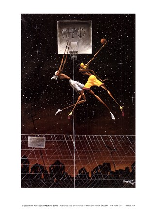 Framed Omega Fly Dunk (mini) Print