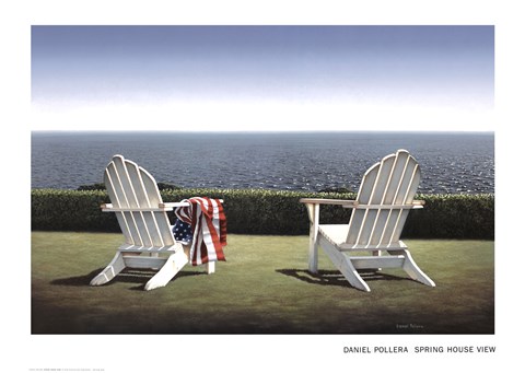 Framed Spring House View Print