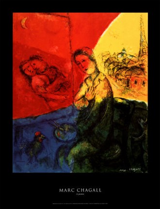 Framed Le Peintre Print