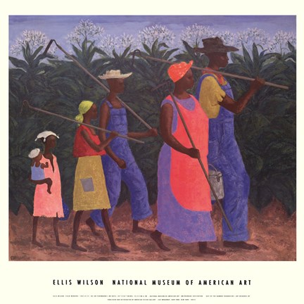 Framed Field Workers Print