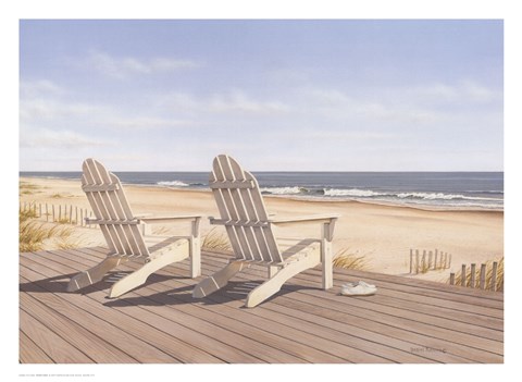 Framed Point East Print