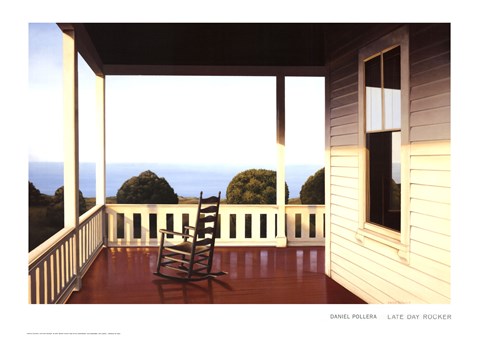 Framed Late Day Rocker Print