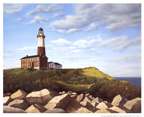 Framed Turtle Cove Hill Print