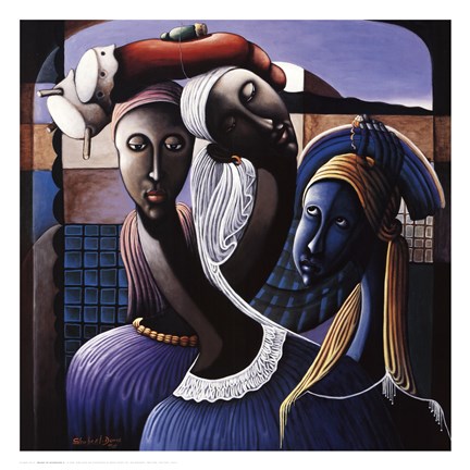 Framed Trilogy of Expression II Print