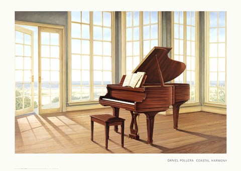 Framed Coastal Harmony Print