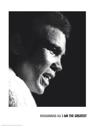 Framed Muhammad Ali, the Greatest Print