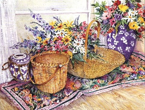 Framed Wicker Splendor Print